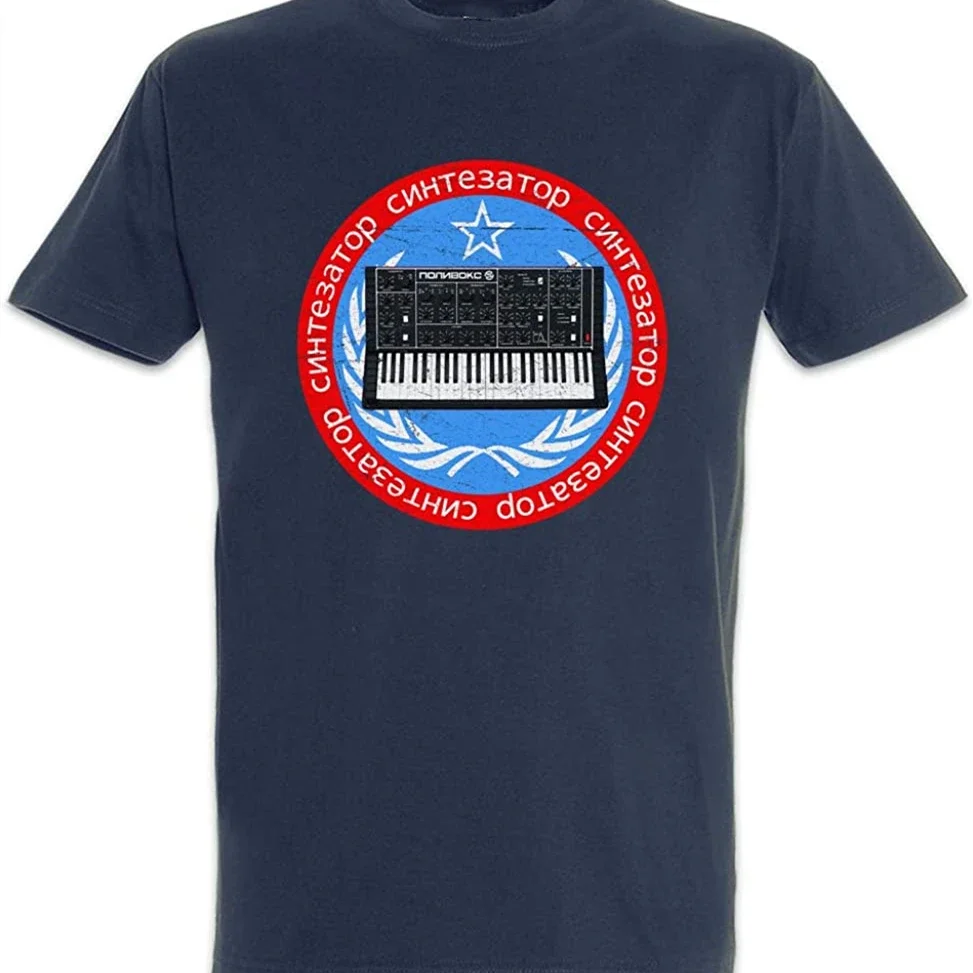 

Soviet Synthesizer II Hombre T-Shirt Men's 100% Cotton Casual T-shirts Loose Top Size S-3XL