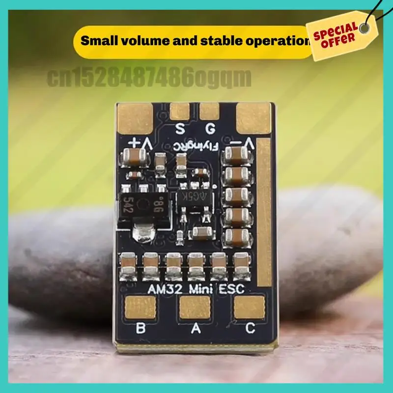 -ABJZ AM32 ESC 40A 32-bit elektronische snelheidsregelaar 6-30V, 2-6S ondersteuning, sinusopstart voor FPV drone en RC auto