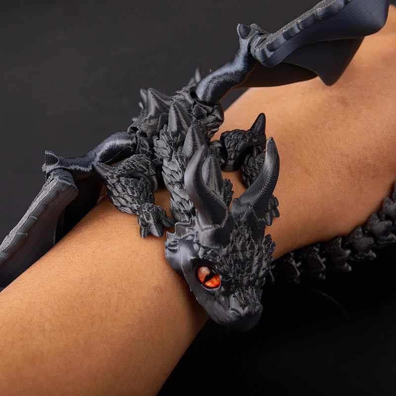 3D Gedruckt Spielzeug Drachen Figuren Modell Multi-gelenk Bewegliche Ornament Desktop Dekoration Kreativität Neuheit Kinder 3D Bewegliches Geschenk