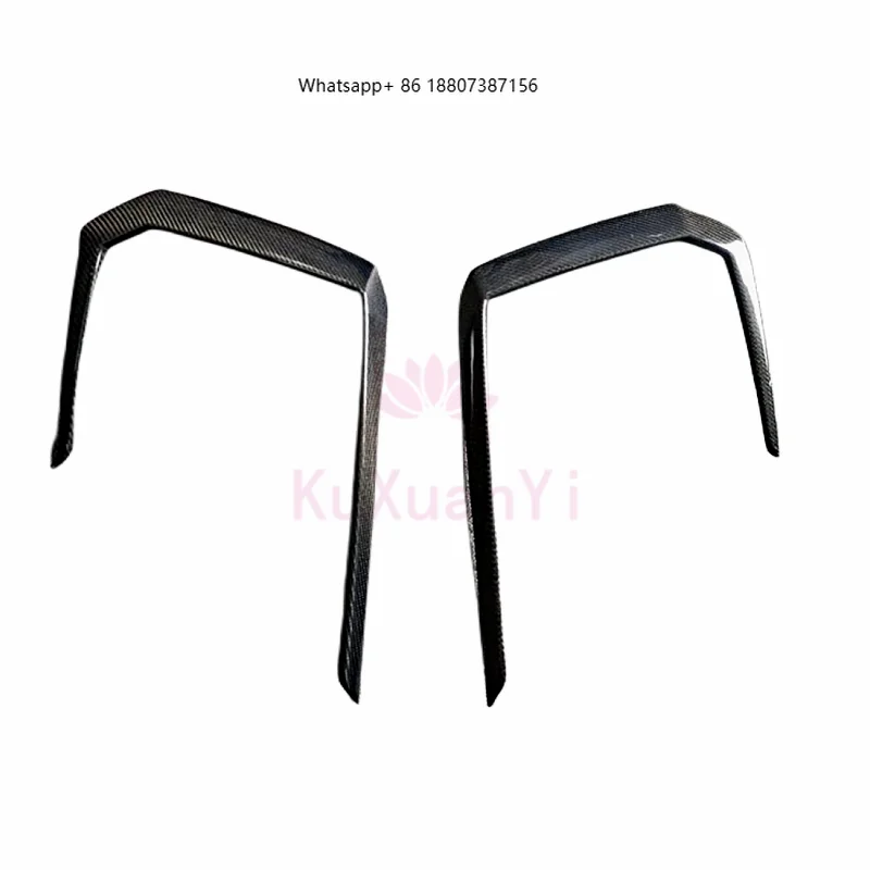 

Dry Carbon Fiber Front Bumper Vent Decorative Cover for the 2018-2021 Lambor Urus Body Kit