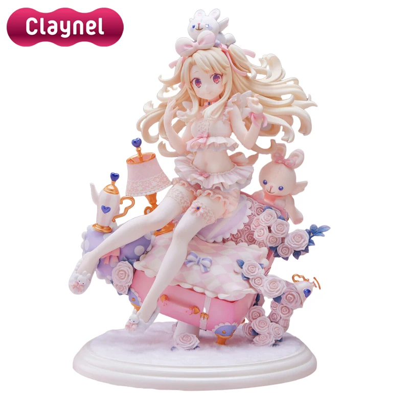 

In Stock Original Claynel Illyasviel von Einzbern Fate/stay night Homewear Ver Anime Figure Collectible Model Toy Ornament Gift