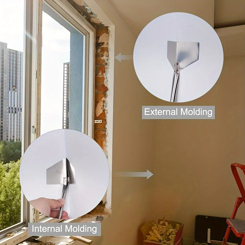 4pc Inside Outside Corner Smoothing Tool Interior Exterior Wall Corner Smoothing Tool Smoothing Frame For Applying Filler