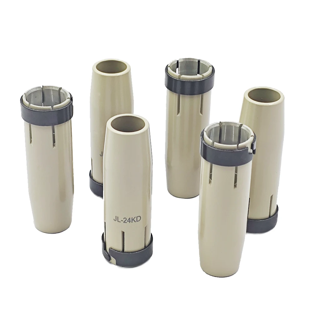 24KD New Coating Protection Non-stick Nozzle 0.8/1.0/1.2mm MIG Torch Gas Nozzle Tip Holder For MB-24KD MIG MAG Welding Torch