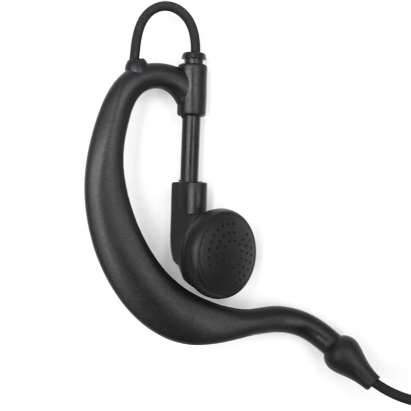 Walkie Talkie Headset untuk UV-5R UV5R UV-5RE 2 Way Radio Aksesori Earpiece dengan PTT Mic K-Type Plug Intercom Earphone