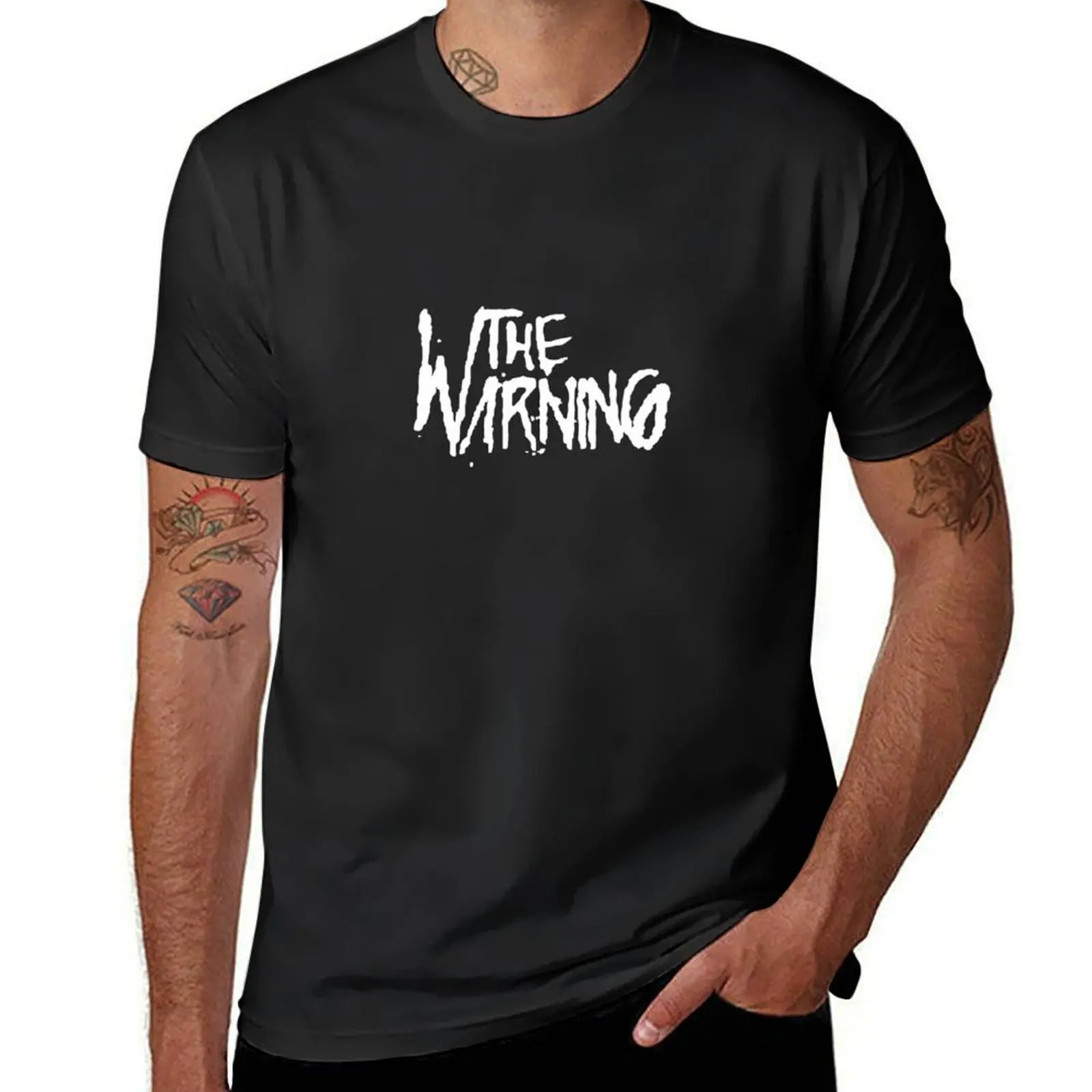 The Warning Band (1) T-Shirt plus sizes kawaii clothes summer clothes oversized mens graphic t-shirts pack