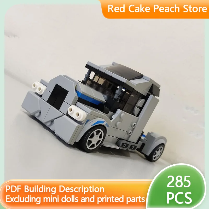 

City Car Model MOC Building Bricks Heavy-Duty Traction Truck Modular Technology Children Holiday Gifts Assemble Toys Suit