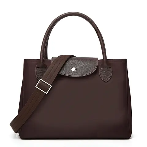 New Style Versatile Minimalist Solid Color Fashion Women's Handbag for Commute, Crossbody & Shoulder Carry