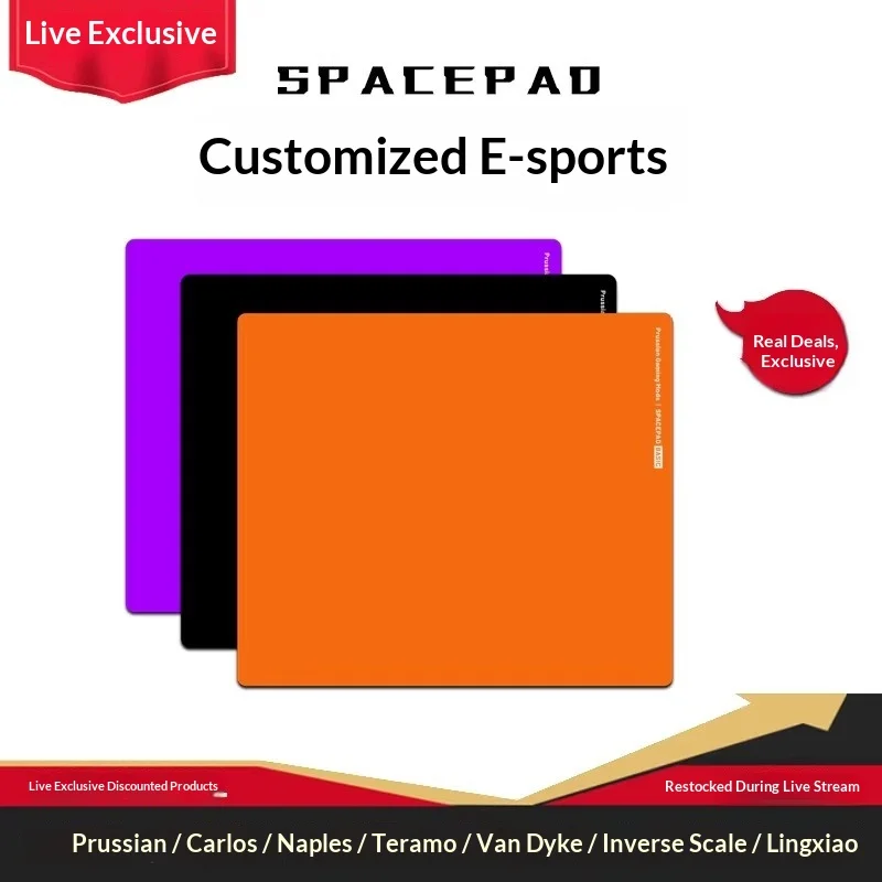 Spacepad Prussian V2 Mousepad Partial Astringent Speed Control Mouse Pad Moistureproof Skin-friendly Skidproof For CSGO APEX