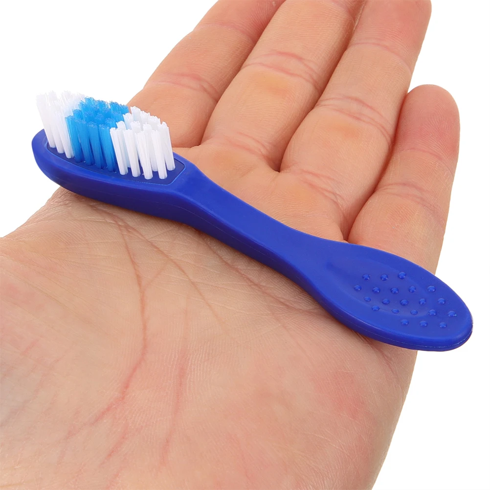 

20pcs Anti-self-harm Toothbrush Short Handle Dental Brush for Prison Travel Soft Bristles Cleaning Tool Compact Size