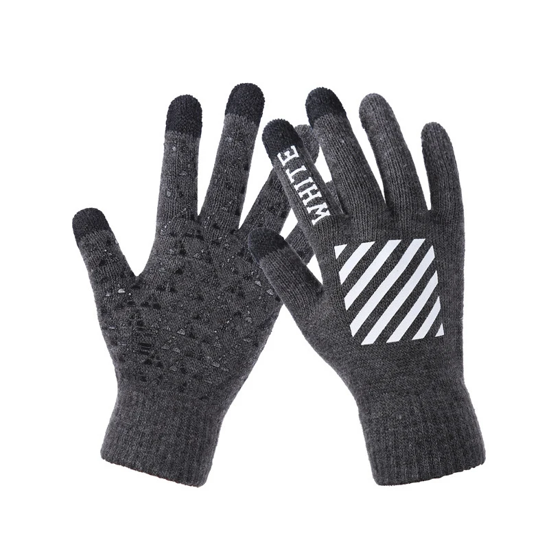 Guantes cálidos con pantalla táctil para ciclismo al aire libre, guantes fríos impermeables, antideslizantes, para hombre y mujer, guantes de esquí de invierno, envío directo