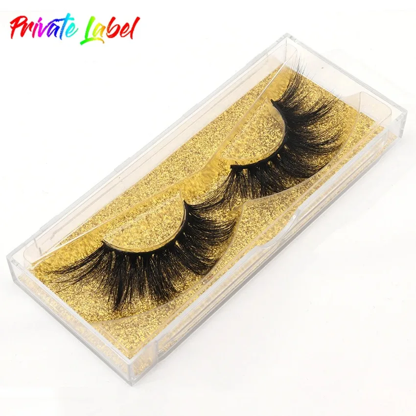 

Custom 18styles 5D Mink False Eyelashes Curling Thick Cross Natural Eyelash Extension Individual Eyelash Makeup Tools Bulk