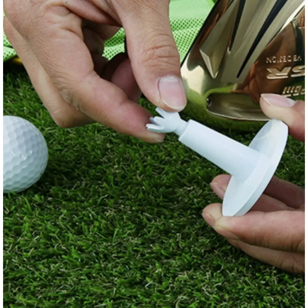 1 pcs Golf Ball Tee PGM Flexible Rubber Holder Suave Ajustable Anti-vol Auto Pie Deporte Soporte Pelota