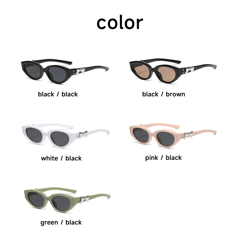 Mode Cat Eye Sonnenbrille Frauen Hohe Qualität UV400 Sonnenbrille Retro Brillen Bogen Verschönerung Oculos Marke Designer Sonnenbrille – Detail 7