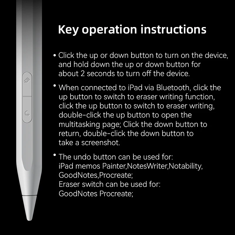 قلم رصاص iPad 2025 جديد لجهاز iPad 11th A16 Pro Air 13 11 M3 M2 M4 12.9 "9 8 7 6 5 4 10 Th Mini 7 6 مع رفض راحة اليد #6