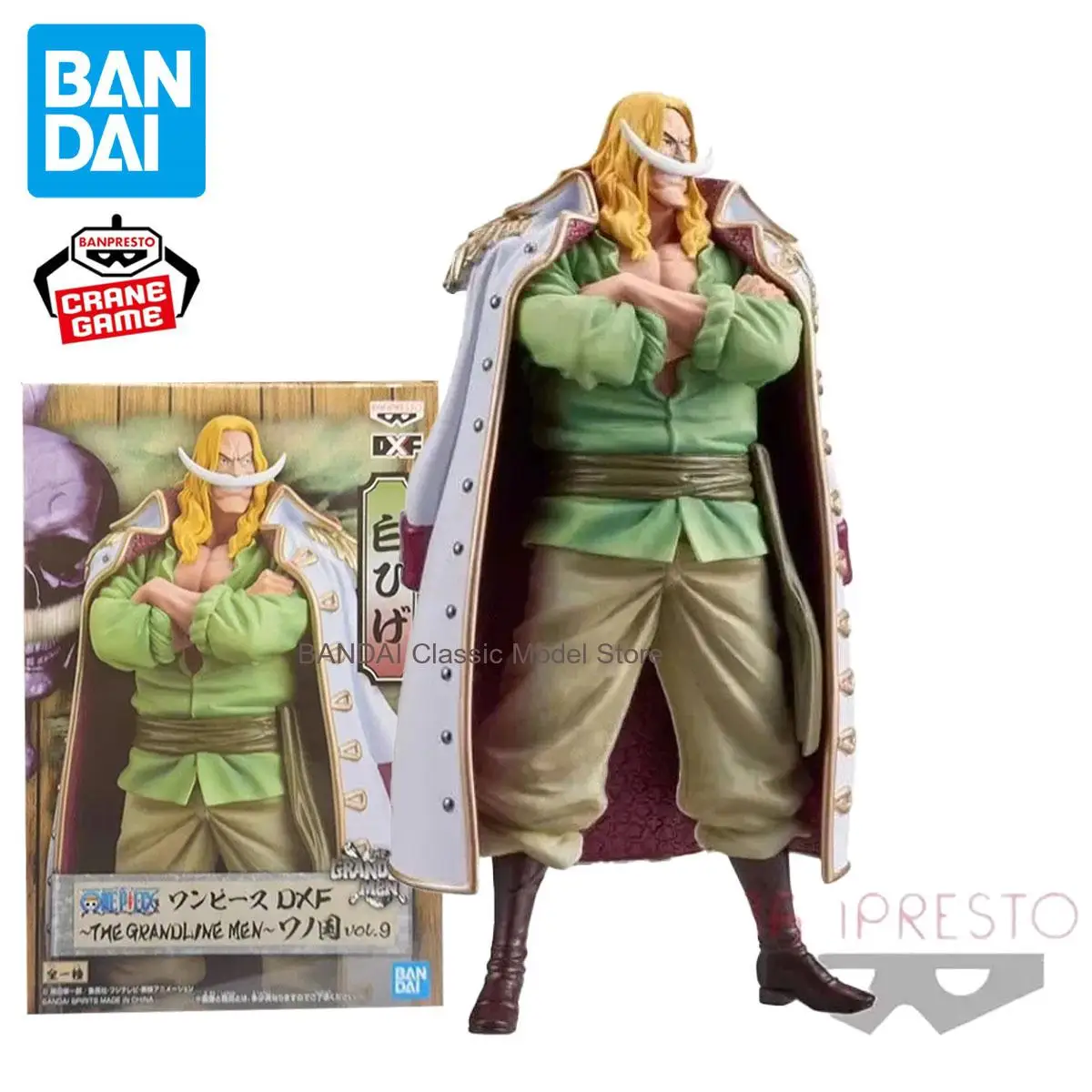 

Bandai Banpresto In Stock Original Anime One Piece Dxf Wano Country Edward Newgate White Beard Action Figures Model Boxed Toys