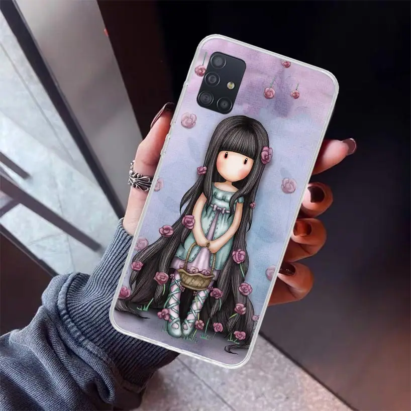 S-Santoro G-Gorjuss Cute Girls Phone Case For Samsung Galaxy A51 A50S A41 A40 A31 A30S A21S A20S A10S A20E A71 A70 A6 A7 A8 A9 P