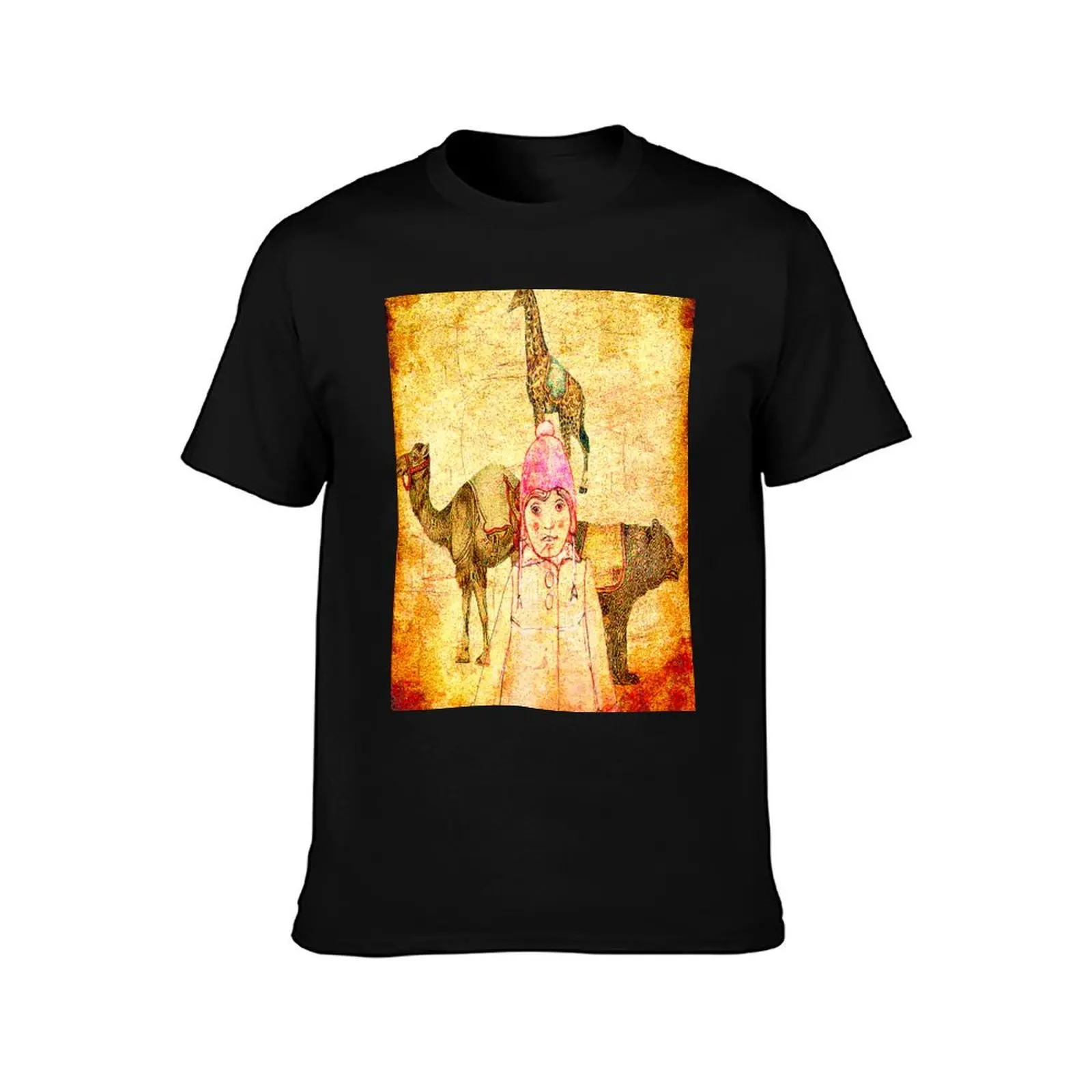 Shelsea au cirque T-Shirt Summer Casual Cotton Tee Oversized Streetwear Tops Vintage Graphic Print Loose Fit Short Sleeve