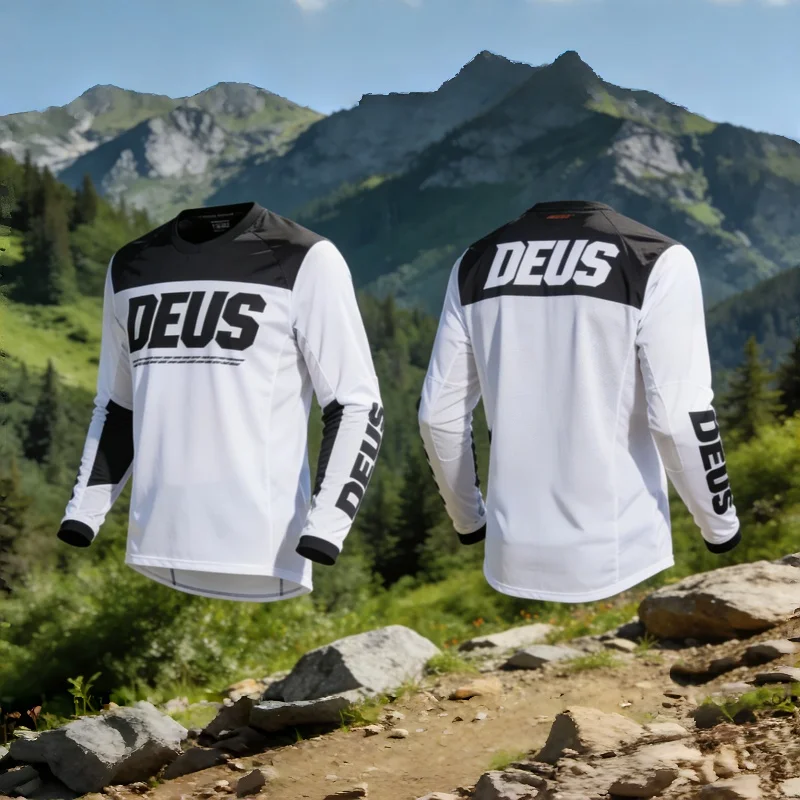 New Fashion Men Motocross Cycling Jersey Mountain Downhill Bike Enduro Racing Quick Dry Long Sleeves DEUS Y2K ENDURO T-Shirt Y2K