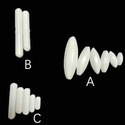 5 pcs/set Magnetic Stirrer Bar Size 15mm 20mm 25mm 30mm 35mm 40mm 50mm 60mm PTFE Magnetic Stirrer Mixer Stir Bars Lab Supplies