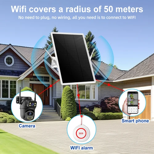 Imagen 2 del producto Enrutador WIFI de tarjeta SIM 4G con energía Solar para exteriores, resistente al agua IP66, modo de reposo Ultra largo, portátil de 7 días, 15W, 20000mh para dispositivos móviles