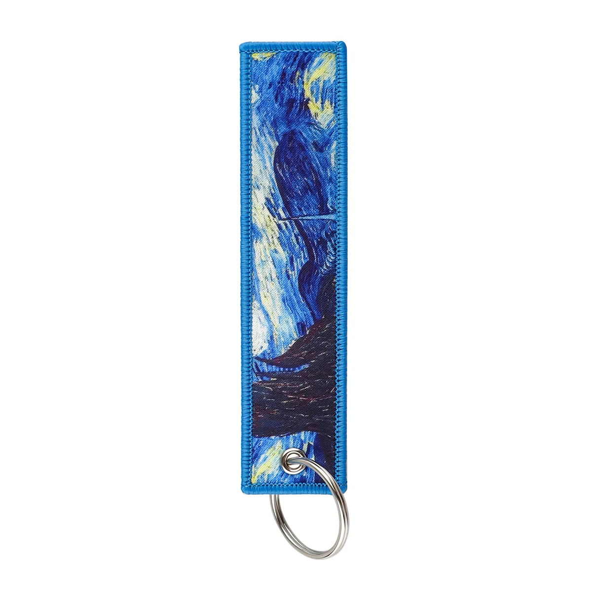 Van Gogh Art Keys Tag Car Keychains for Women Key Ring Fashion Jewelry Accessories Gifts llaveros