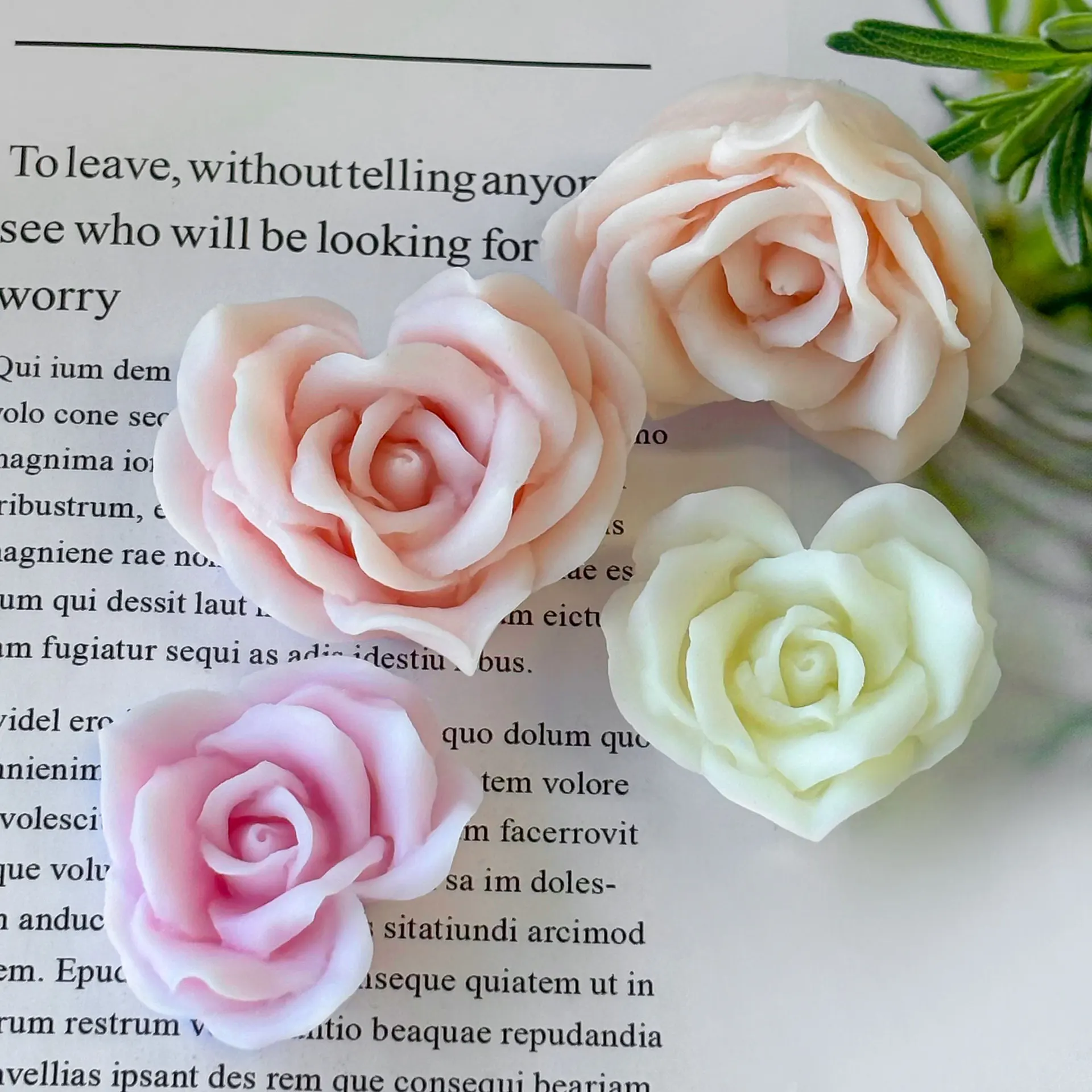 Heart Shape Flowers Handmade S - đánh giá và giá Candle Making Books For Beginners