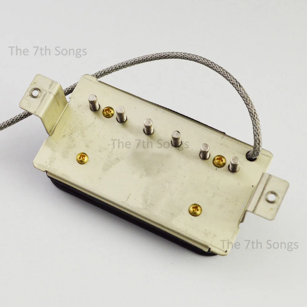 

1959 PAF G **son Alnico 4 Alnico 5 Humbucker LP Звукосниматель для электрогитары с простой эмалированной проволокой, расстояние 49,2 мм, 2 провода, плетеный Leadd