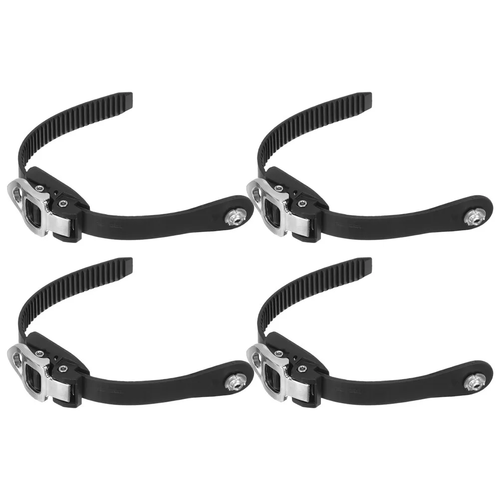 

4Pcs Skate Buckle Strap Professional Roller Skating Fixing Strap Adjustable Length Sturdy PP Material Skating Shoe Supplies