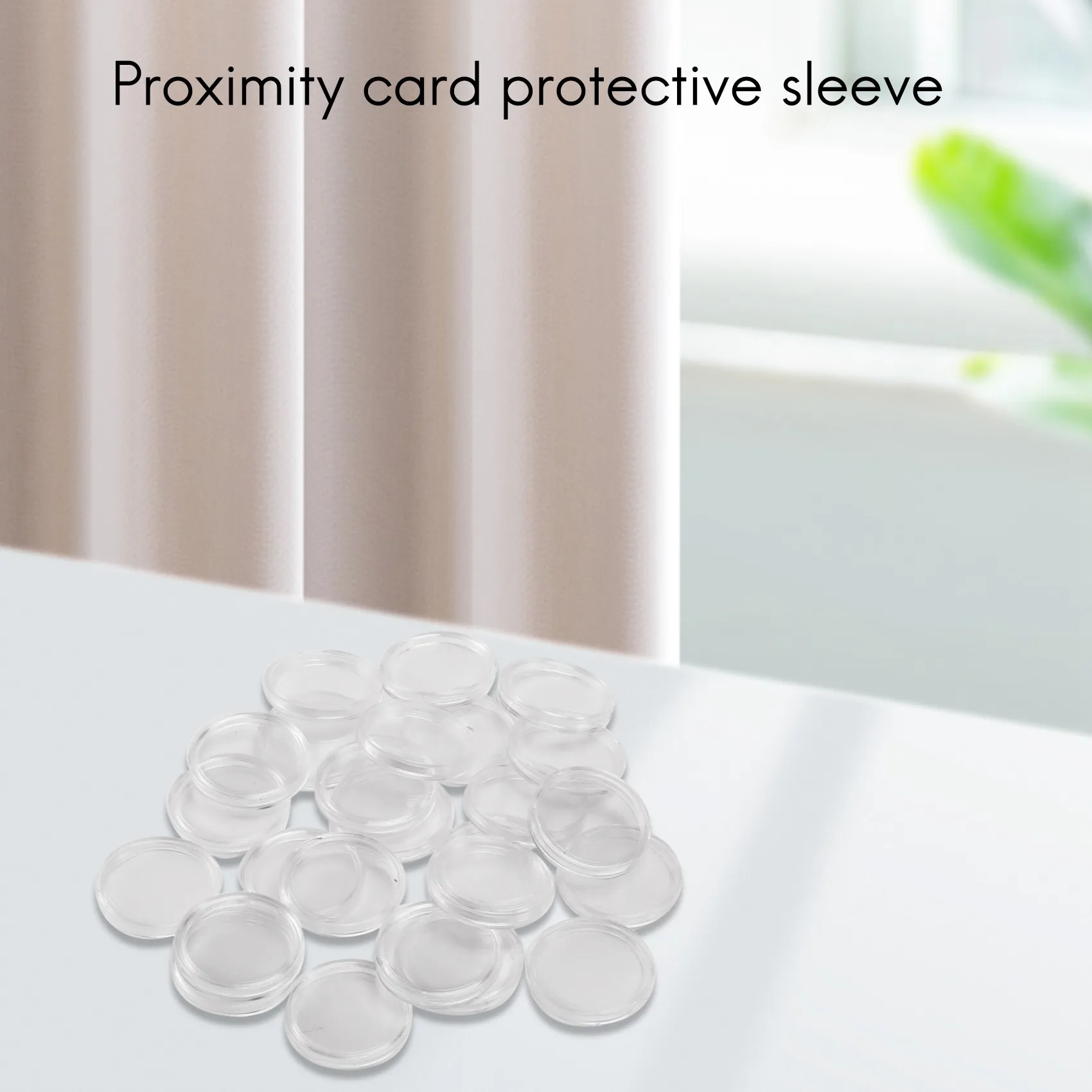 ABGI-25 pezzi per etichette NFC Ntag215, adesivo chip 25 mm, 504 byte, funziona con Tagmo per Amiibo + custodie protettive in scatola di plastica da 25 pezzi