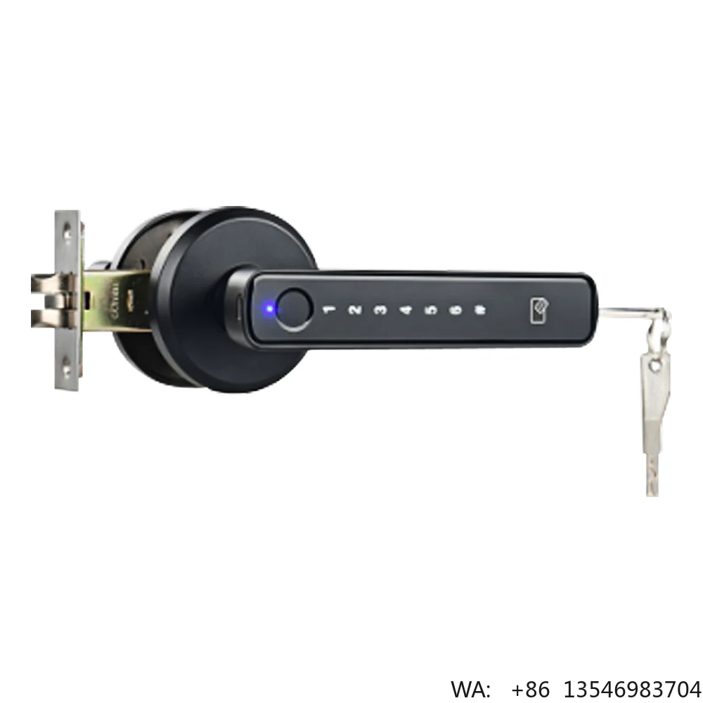 tuya-app-digital-fingerprint-smart-handle-door-lock-wooden-door-key-unlock-entry-fingerprint-password-door-lock-smart