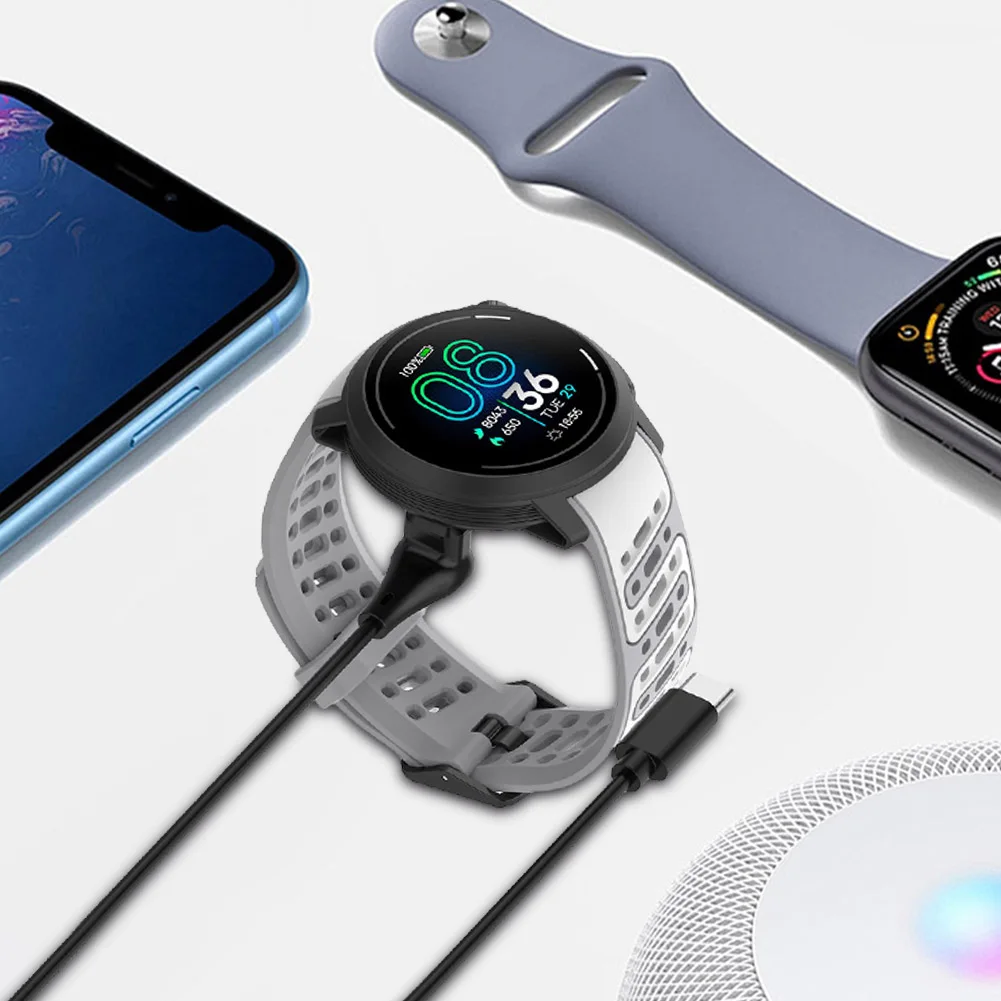 

USB-A/Type-C Charging Cable Cord 5V 1000MA Replacement Charger Cable Smart Watch Charging Cable for Coros PACE Pro Smart Watch