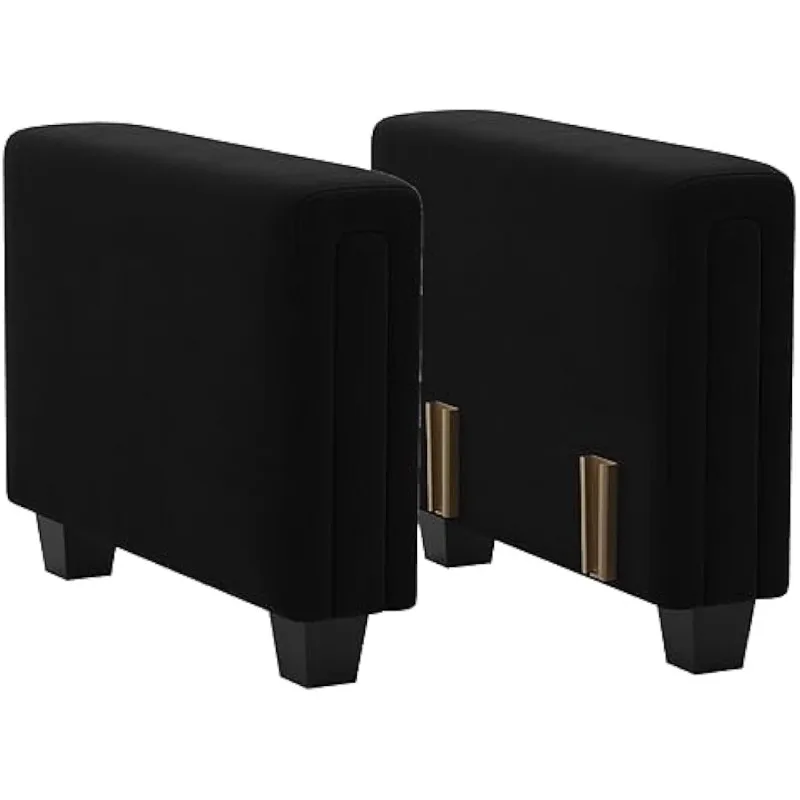 

Модуль бархатного подлокотника для модульного секционного дивана, бокового подлокотника для секционного модульного дивана, черный