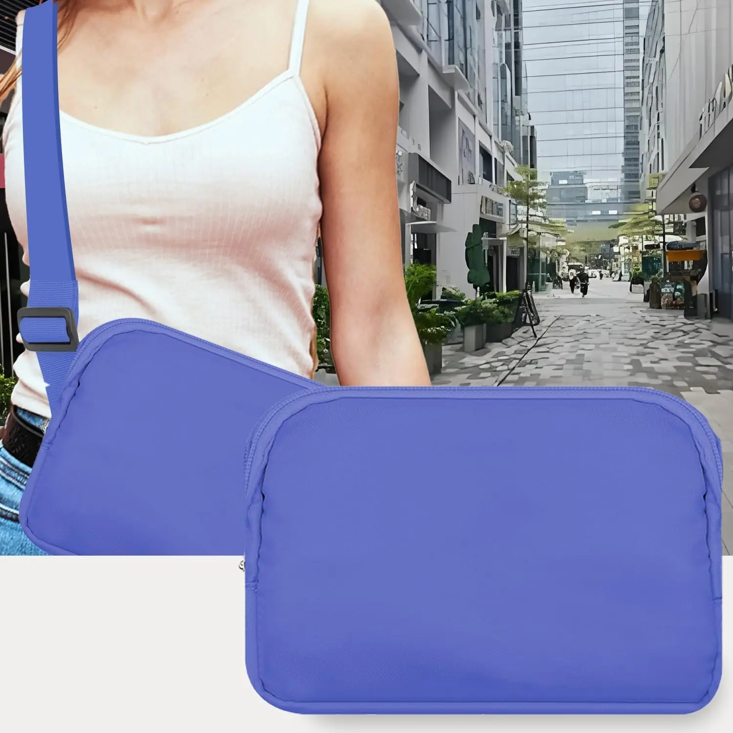 

Belt Bags for Women - Long Keeper Men Small Waist Bag Travel Running Crossbody Bag with Adjustable Strap