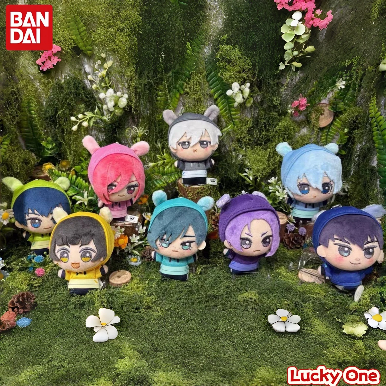 

BANDAI Eyewear Factory Blue Forbidden Zone Numi Leisure Rabbit Set Vol.1&2 Plush Pendant Collectible Toys Stuffed Animals