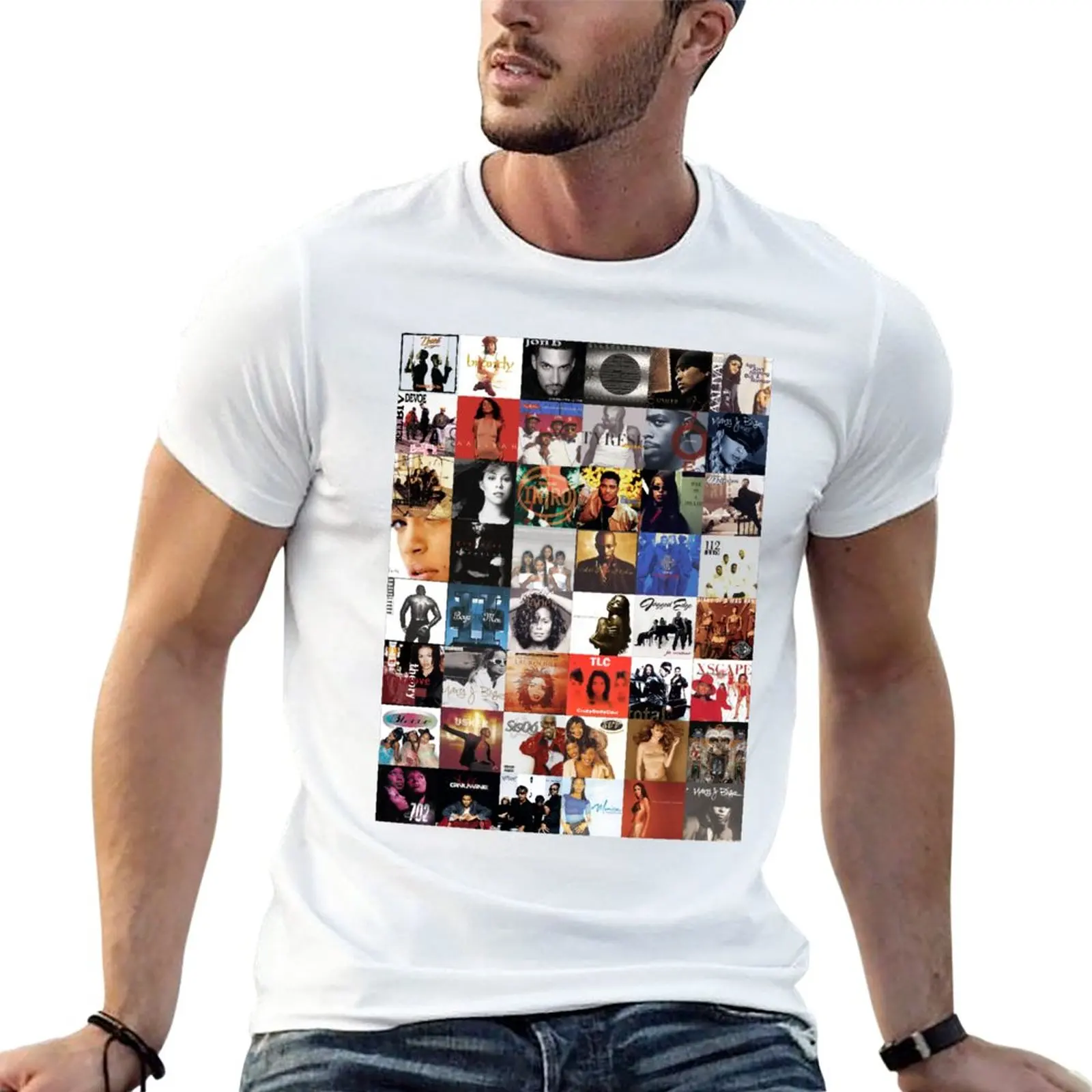 New HISTORY 90s RNB - HOME DECOR T-Shirt boys animal print shirt Short sleeve anime mens graphic t-shirts anime