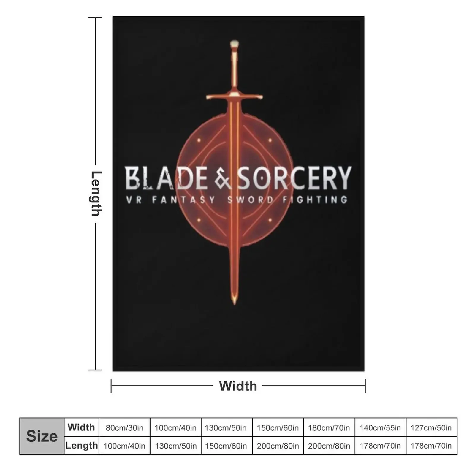 Blade And Sorcery Throw Blanket Single Summer Sofa Blankets