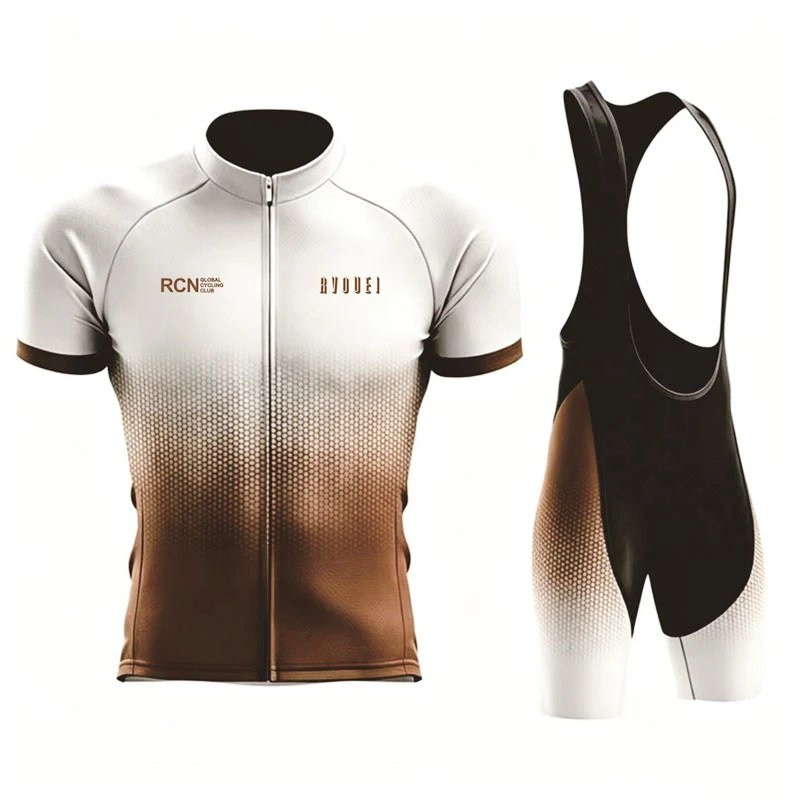 Rcn Rvouei Radtrikot-Set Sommer Atmungsaktive MTB Fahrradbekleidung Uniform Maillot Ropa Ciclismo Herren Fahrradbekleidung Anzug Hombre