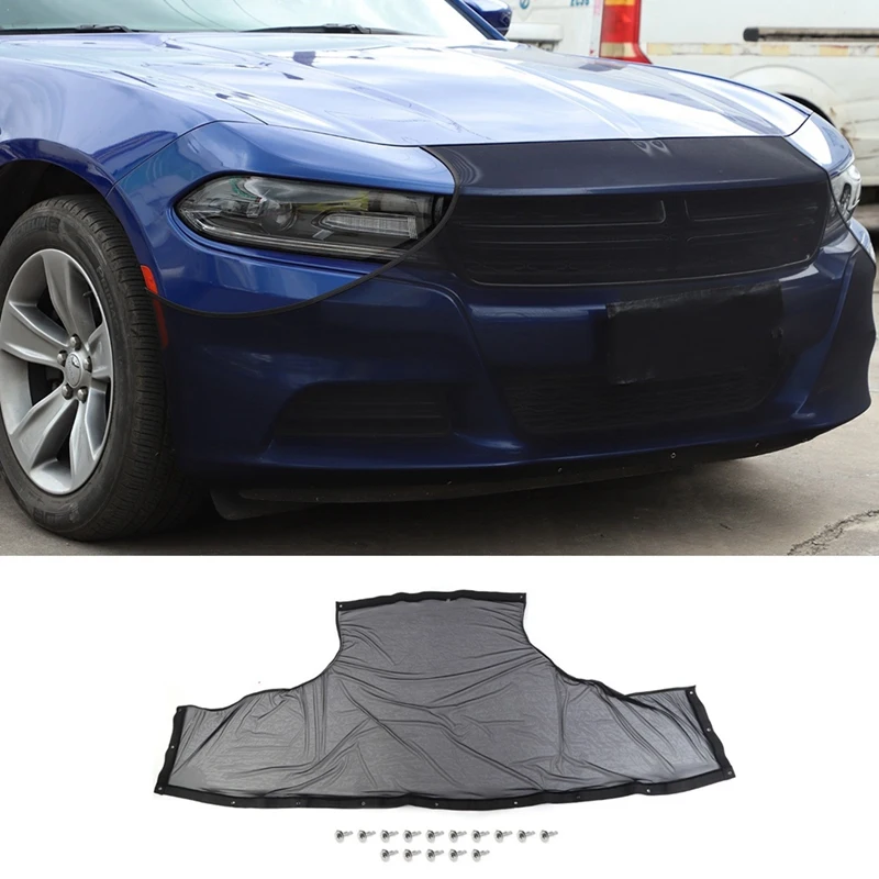 

Protective Insect Proof Net Mesh Screen For Dodge Challenger 2009-2024 & Charger 2006-2024 Front Grill