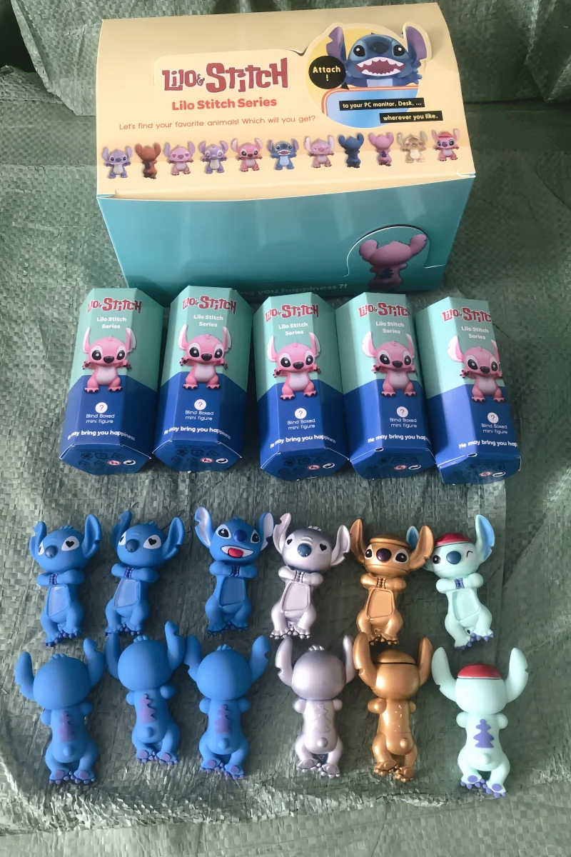 Sonny Angel Stitch กล่องตาบอด Party Angel กล่องแปลกใจลึกลับอะนิเมะรูปตุ๊กตาคริสต์มาสของขวัญ Motherland Edition ของเล่น