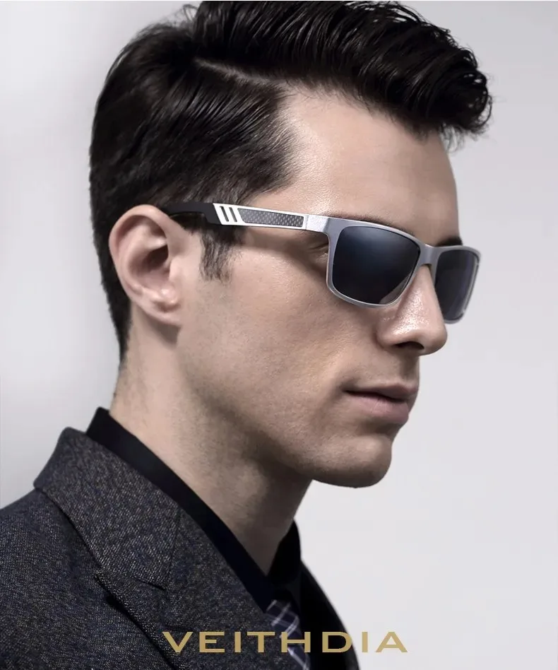 Veithdia Herren Sonnenbrille Aluminium polarisierten Spiegel Sonnenbrille fahren Sport brille Brillen Zubehör für männliche Frau v6560 – Detail 8