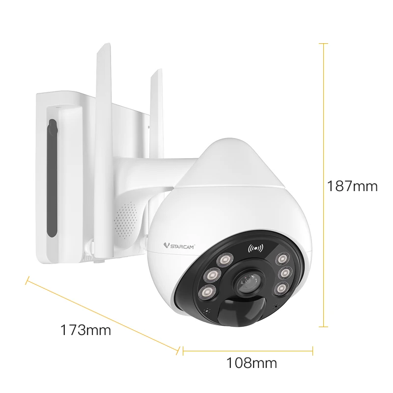 Vstarcam BG69 4g camera battery outdoor 4g camera PTZ night vision alarm system 4g camera low powered