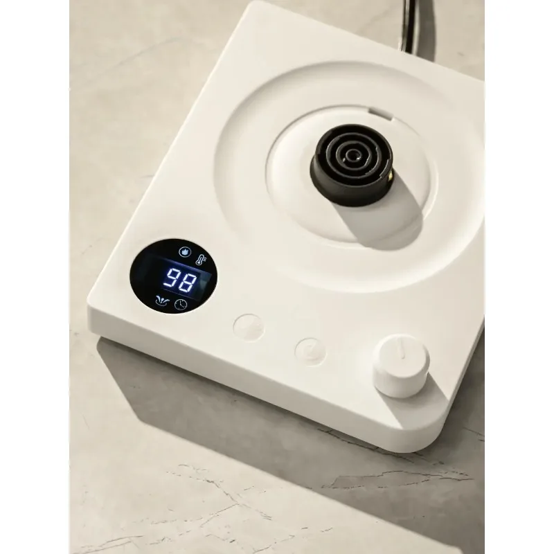 1000 واط غلاية كهربائية معقوفة 1000 مللي 304 إبريق قهوة من الفولاذ المقاوم للصدأ ذكي درجة حرارة ثابتة شاشة LED لشاي القهوة