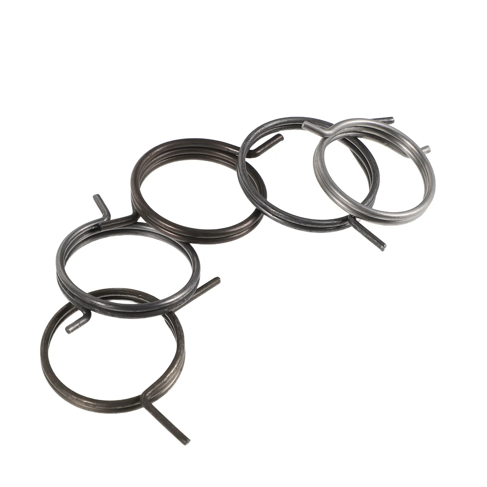 5pcs Door Lever Handle Spring Replacement Internal Door Handle Torsion Springs Multi Sizes Iron Coil For Home Room Lock Repair