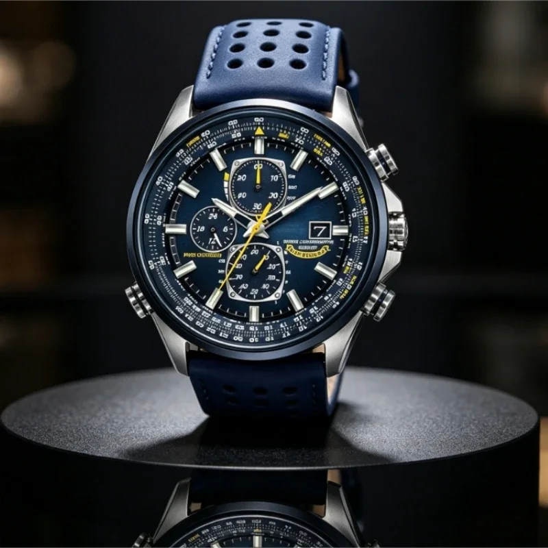 2026 New High Quality Men's Watch Luxury Trend Night Light Multi Functional Timing Date Quartz Watch Men's Gift Reloj De Hombre