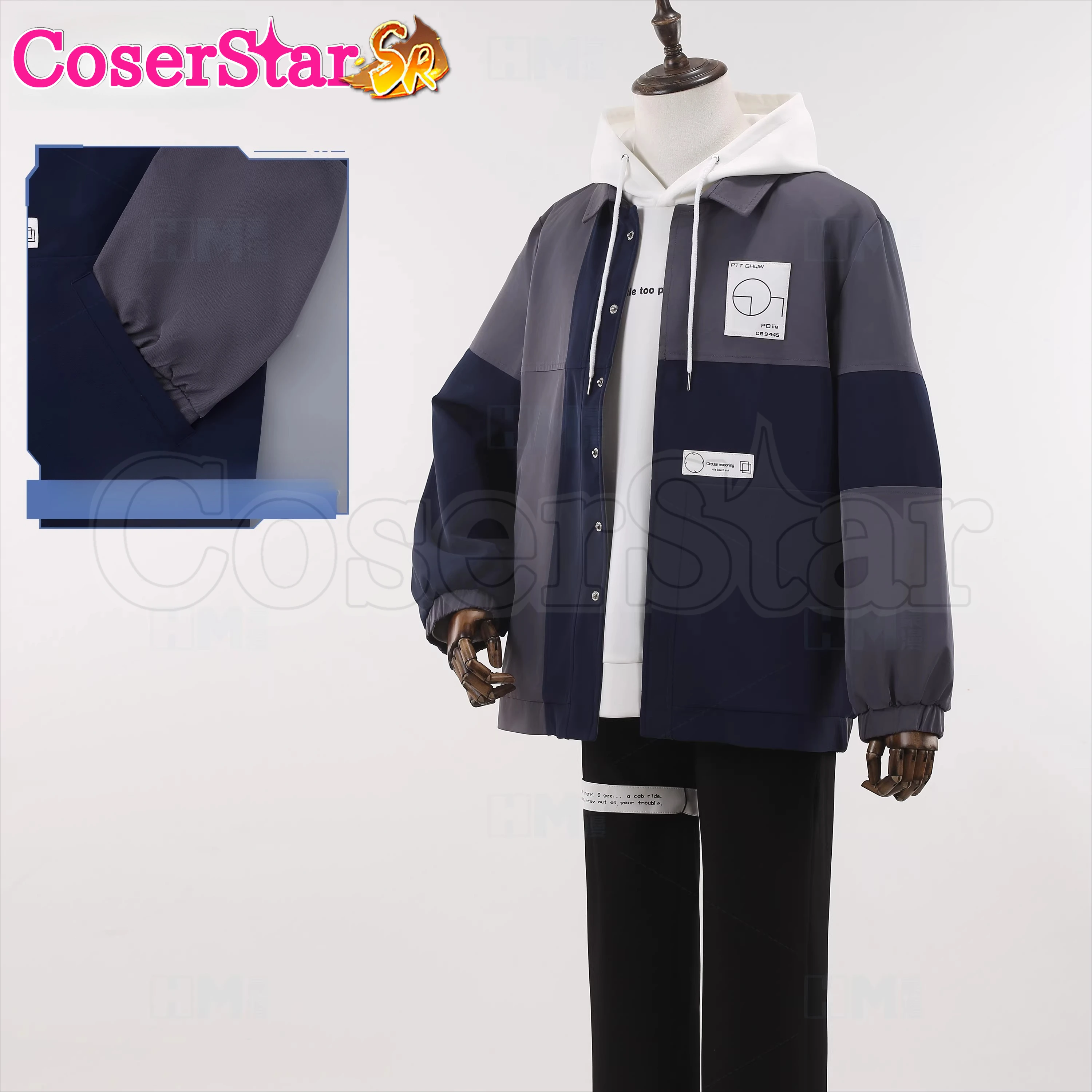 

CoserStar-SR Game The Hundred Line: Last Defense Academy Sumino Takumi Косплей Костюм Наряд Карнавальный комикс Униформа для ролевых игр