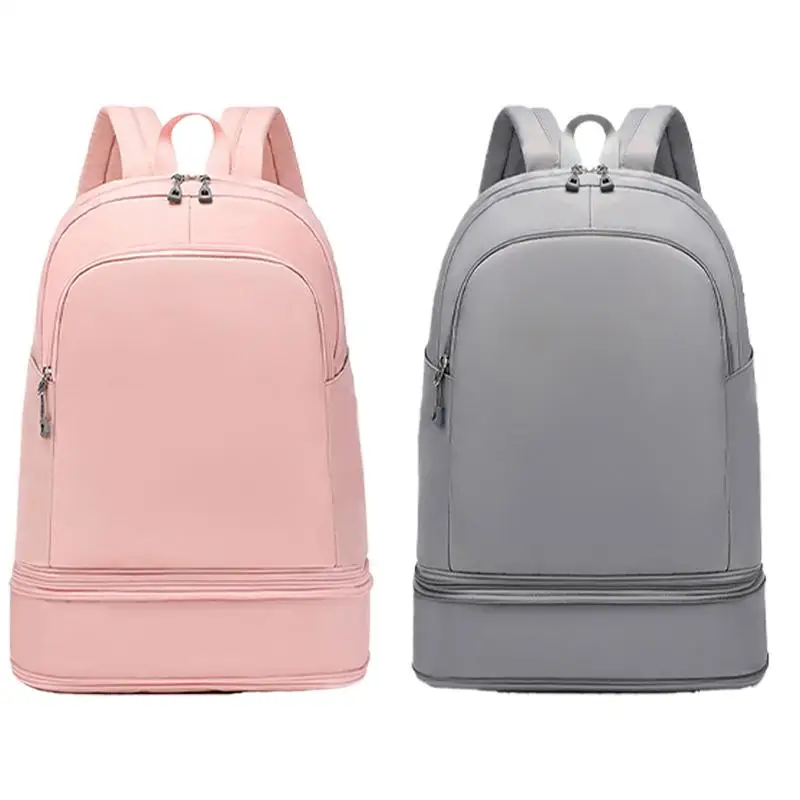 Backpack With Shoe Compartment Gym Back Pack For Sneaker Athletic Bookbag Waterproof Women Gym Bag Carry On Backpack For Yoga