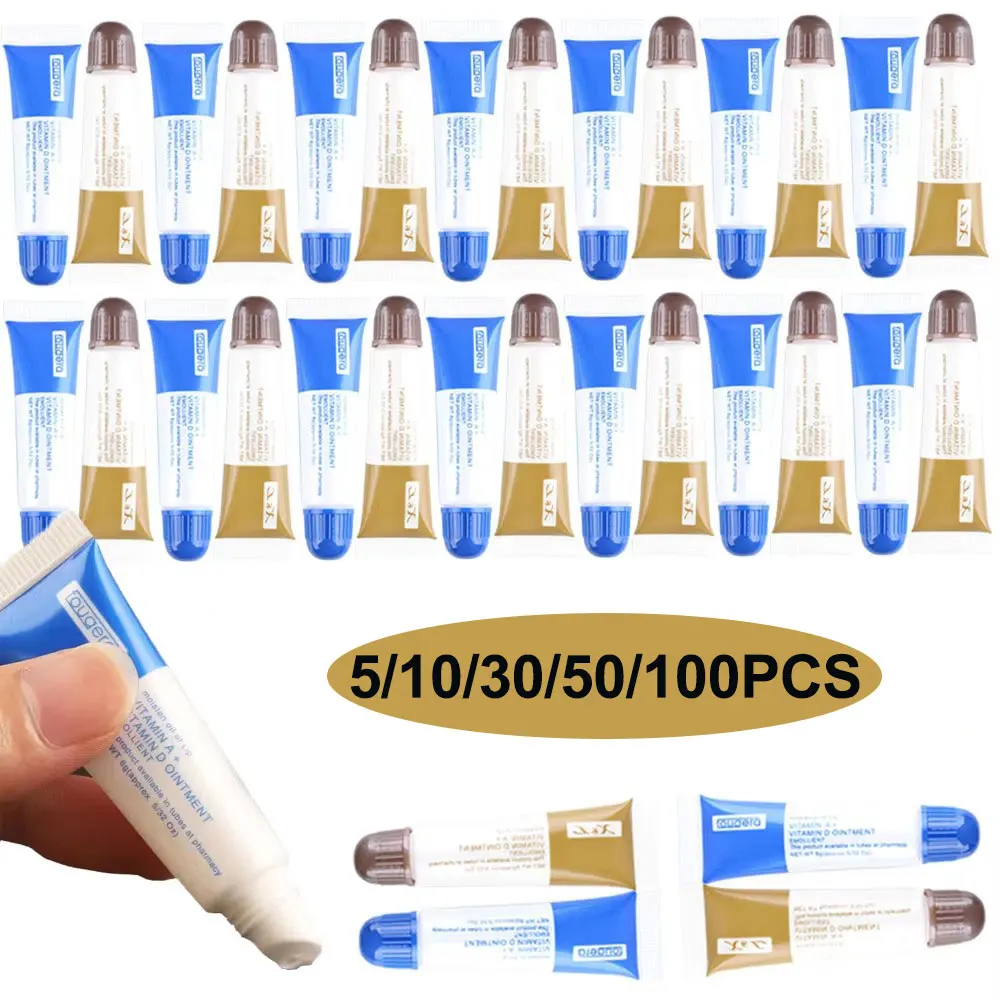 100/50/30/10/5 Uds crema para el cuidado posterior del tatuaje Gel Fougra Gel curativo para tatuajes anticicatrices mejorar crema para tatuajes accesorios para tatuajes