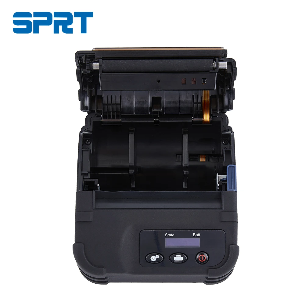 2026new Mini Wireless 80mm Thermal Receipt Printer Portable Handheld Barcode POS Label Printer in Stock 203dpi L36