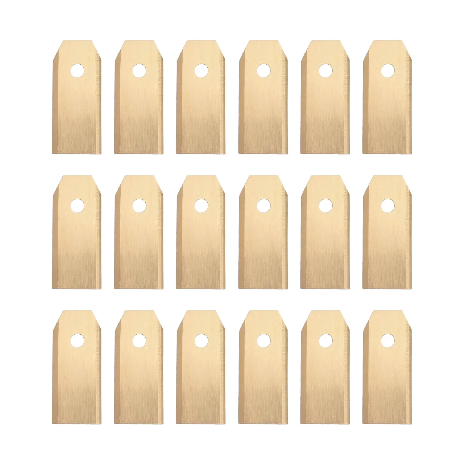 9/18/30 Pcs Blade Home Garden Sliver/gold Accessories For All Robotic Lawnmowers Lawn Mower Parts High Quality Brand New