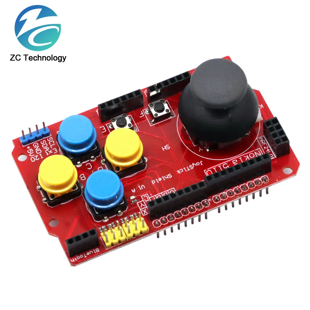 Joystick Shield for Arduino Expansion Board Analog Keyboard and Mouse Function